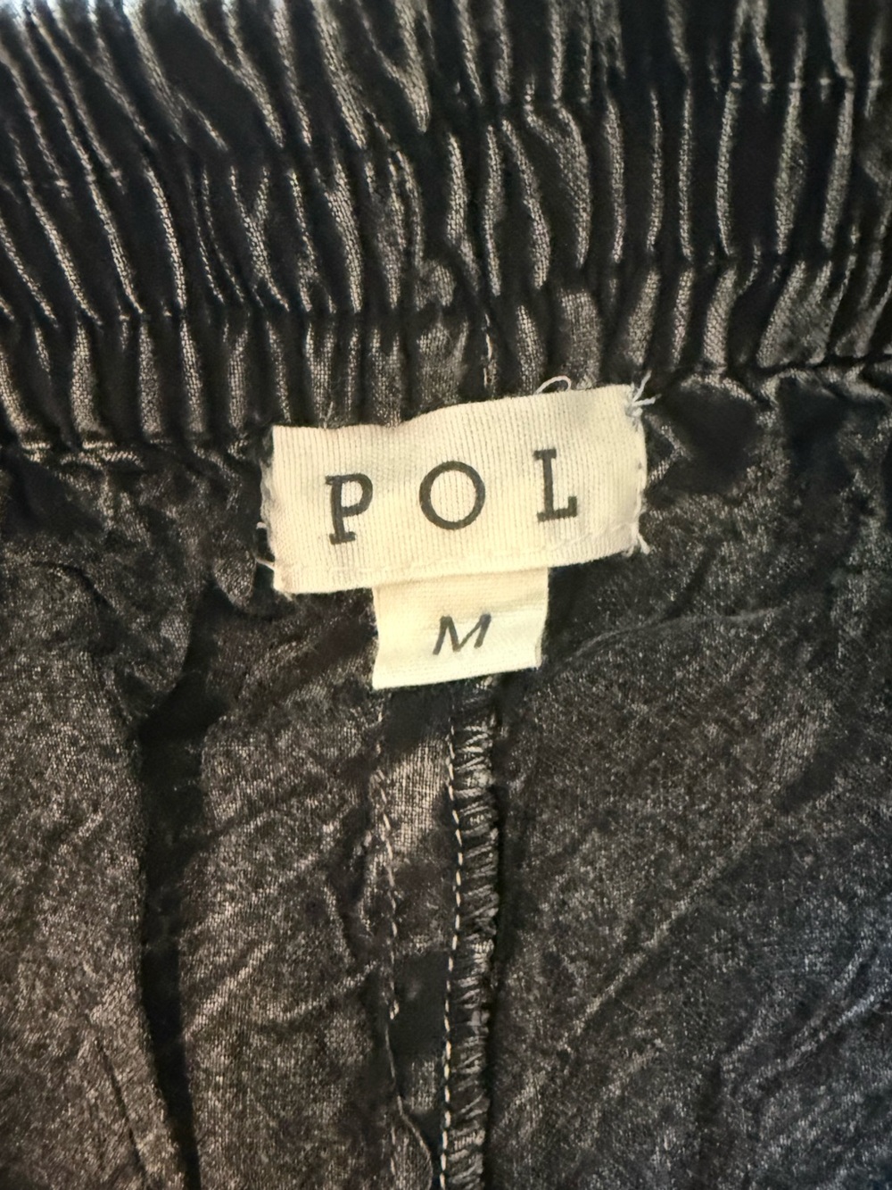 POL Black Mineral Wash Pants New - Picture 9 of 11